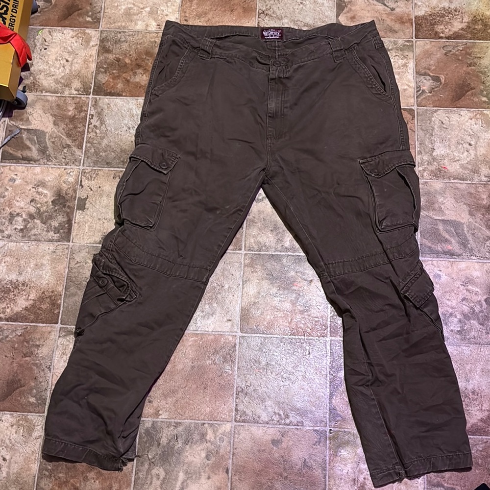 Vintage Men's Cargo Pants - Brown